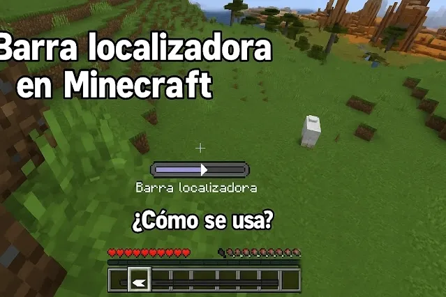 Barra localizadora minecraft como se usa