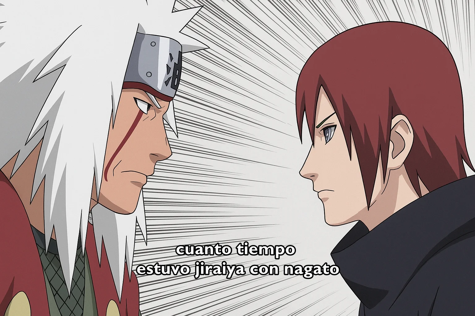 cuanto tiempo estuvo jiraiya con nagato