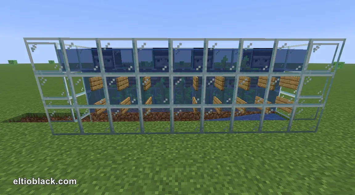 ¿Cómo hacer una granja de algas en minecraft?