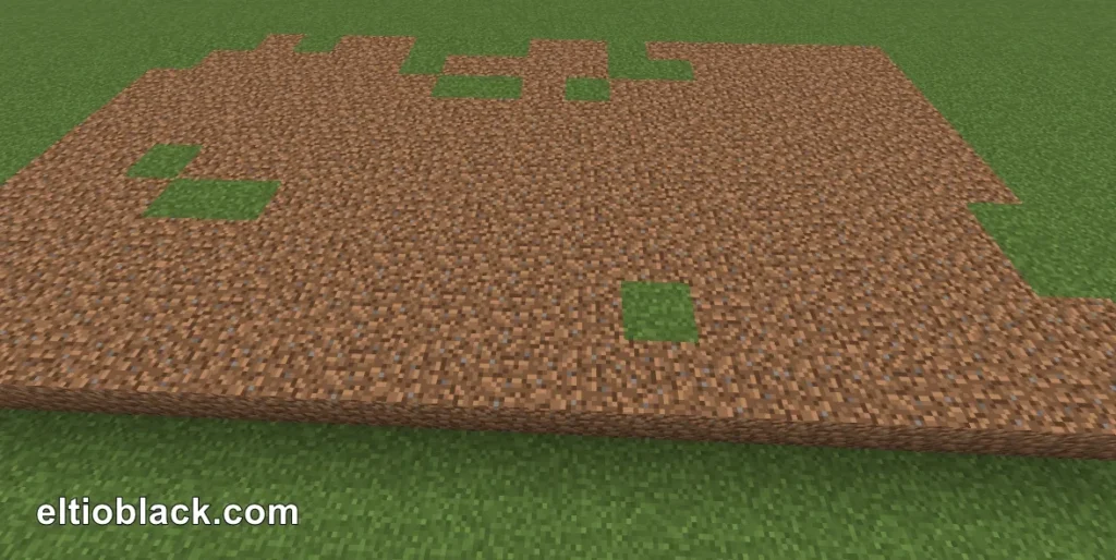 ¿Cómo hacer granja de césped en minecraft?