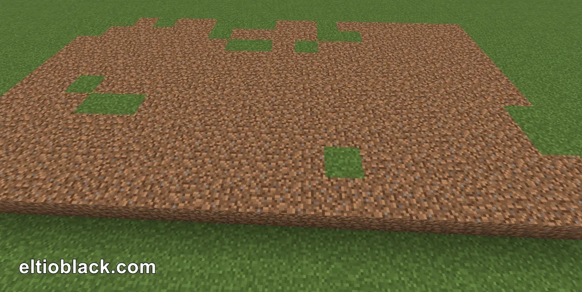 ¿Cómo hacer granja de césped en minecraft?