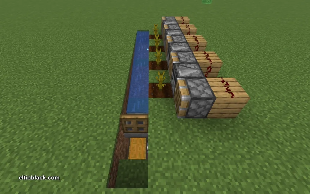 ¿cómo hacer una granja de calabaza en minecraft?