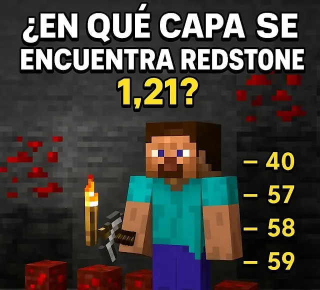 En que capa se encuentra redstone 1.21
