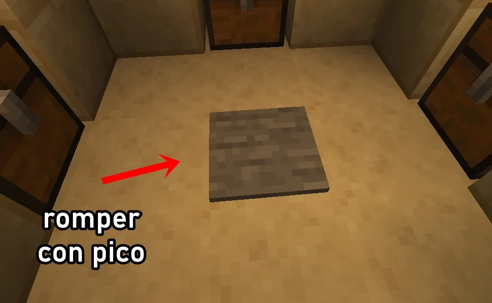 como desactivar una placa de presion en minecraft