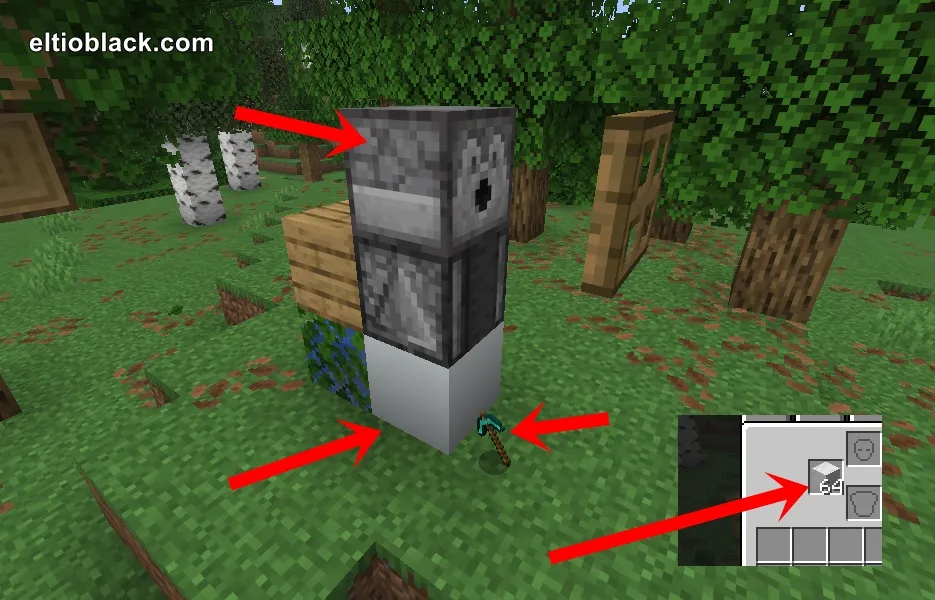 ¿cómo hacer una granja de concreto en minecraft?