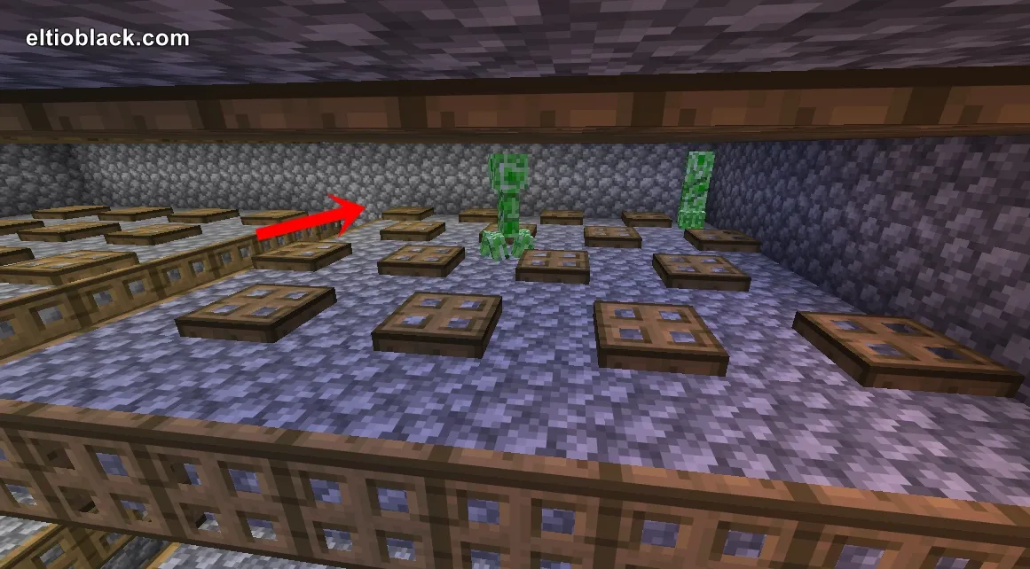 ¿Cómo hacer una granja de creeper en minecraft?