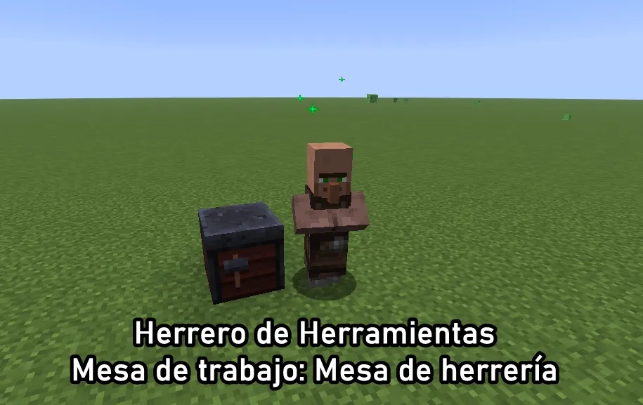 todos los tradeos de los aldeanos de Minecraft tutorial