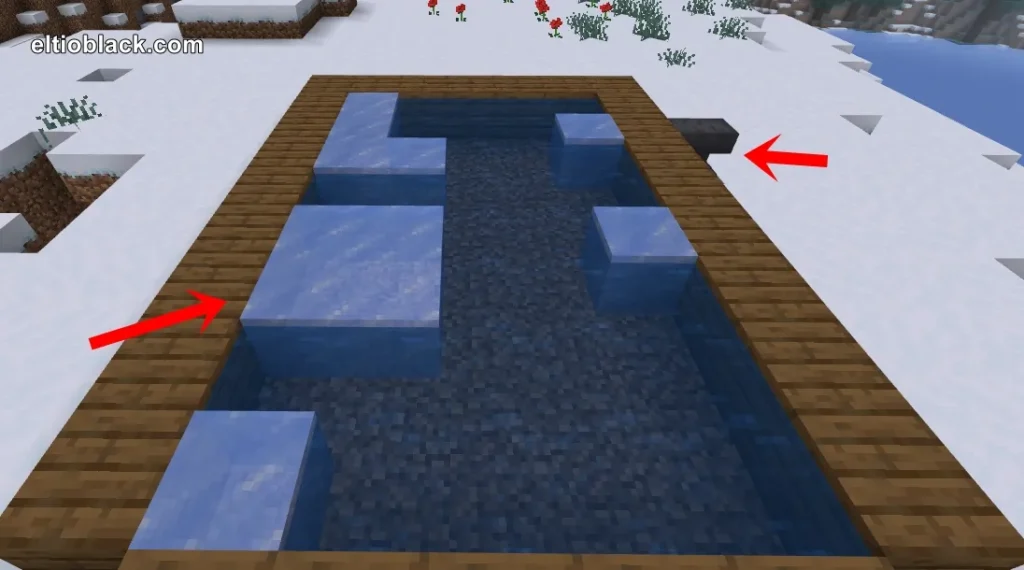 ¿Cómo hacer una granja de hielo en minecraft?