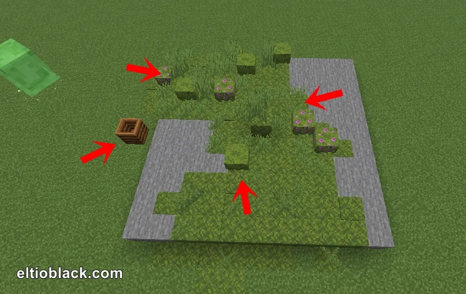 ¿Cómo hacer una granja de musgo en minecraft?