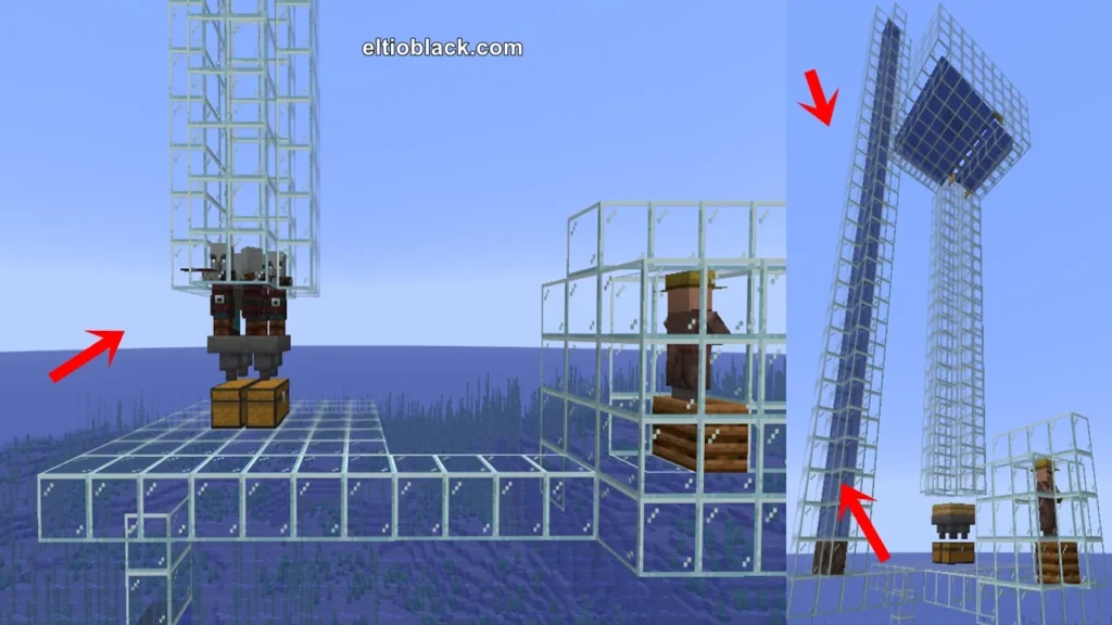 ¿cómo hacer una granja de raids esmeraldas y totem en minecraft?