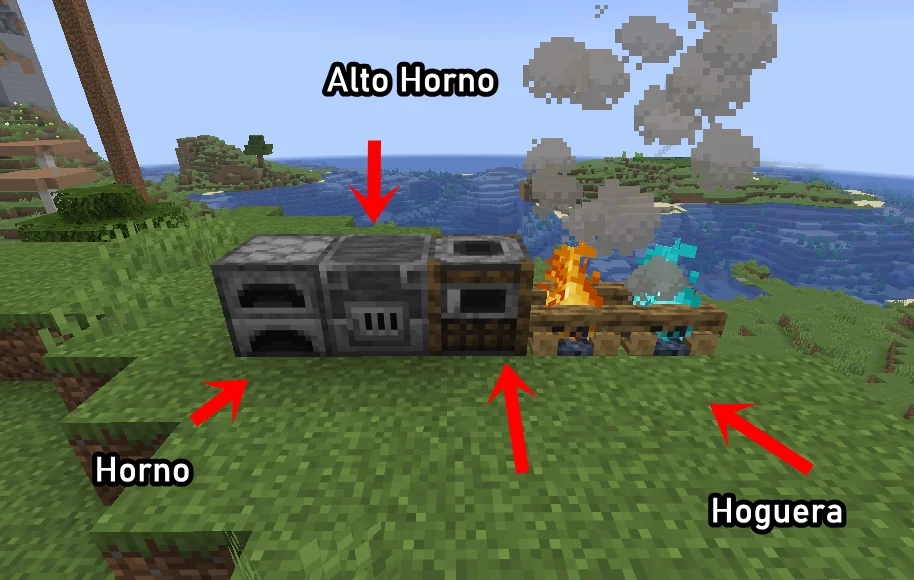 todos los tipos de hornos en minecraft