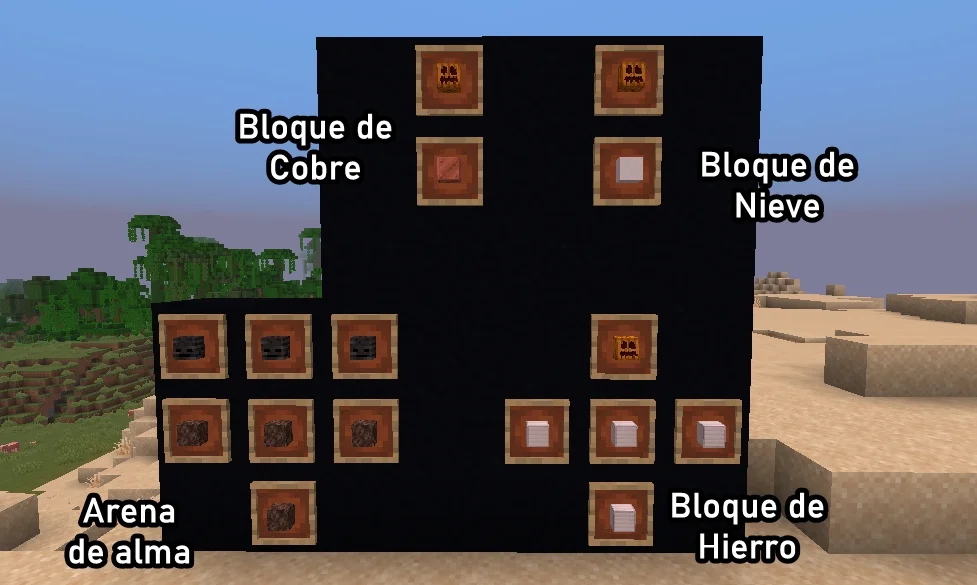 todos los golems de minecraft