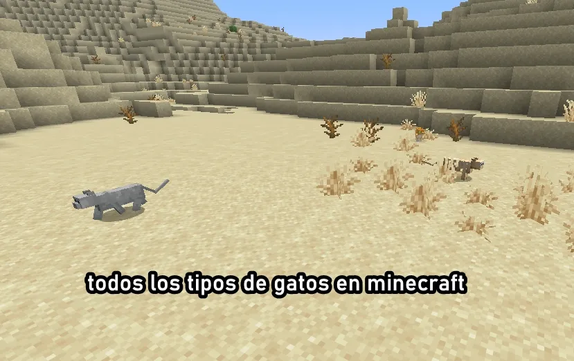 todos los tipos de gatos en minecraft