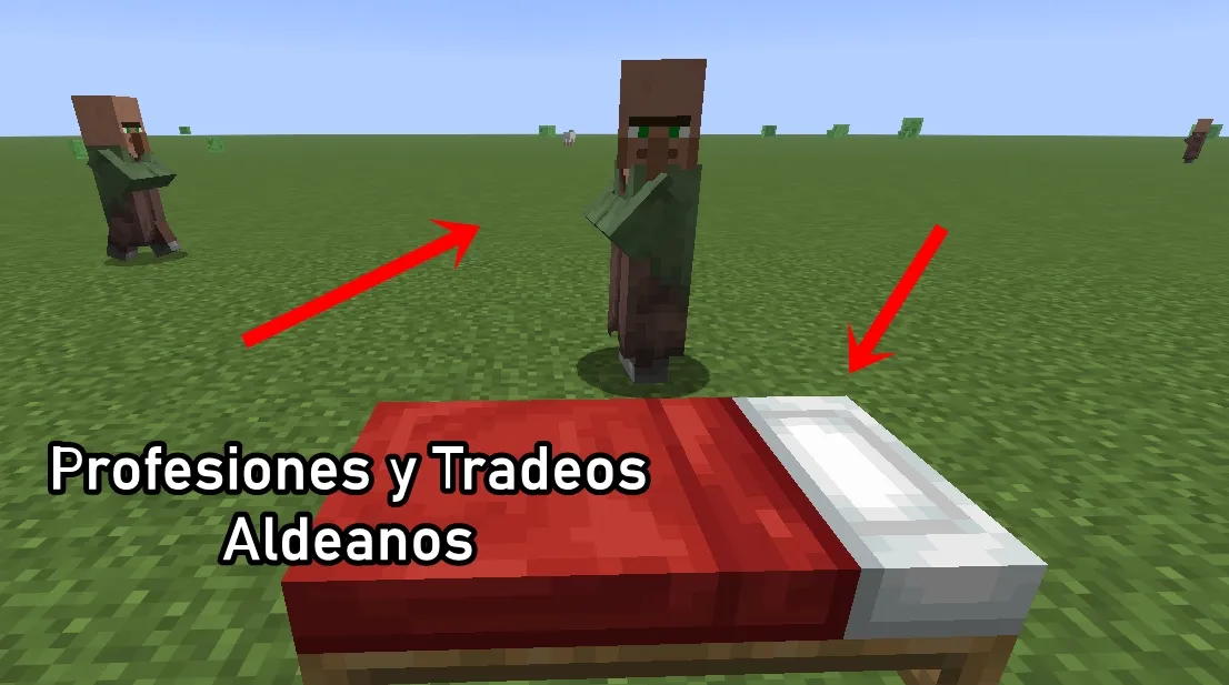 todos los tradeos de los aldeanos de Minecraft tutorial